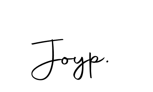 Create a beautiful signature design for name Joyp.. With this signature (Autography-DOLnW) fonts, you can make a handwritten signature for free. Joyp. signature style 10 images and pictures png