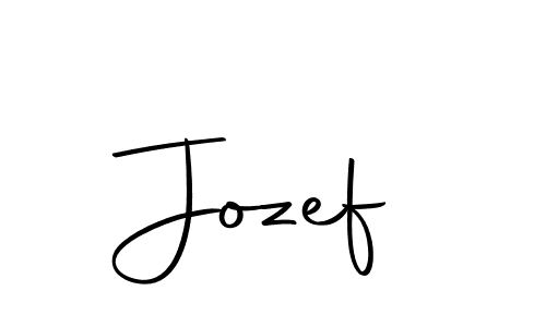 Jozef stylish signature style. Best Handwritten Sign (Autography-DOLnW) for my name. Handwritten Signature Collection Ideas for my name Jozef. Jozef signature style 10 images and pictures png