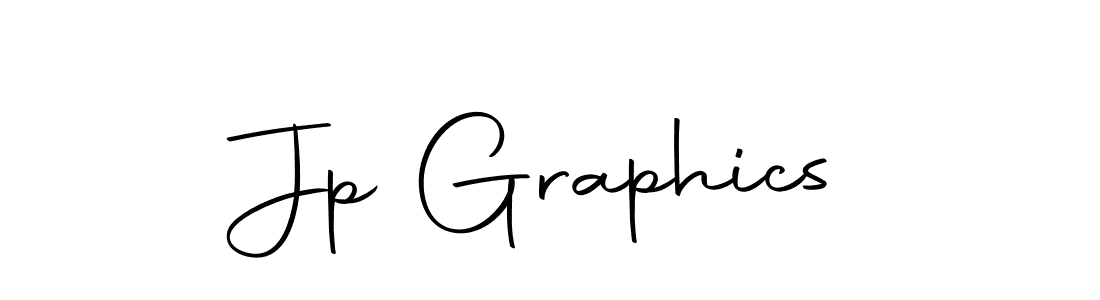 Create a beautiful signature design for name Jp Graphics. With this signature (Autography-DOLnW) fonts, you can make a handwritten signature for free. Jp Graphics signature style 10 images and pictures png