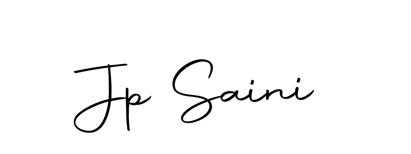 Also we have Jp Saini name is the best signature style. Create professional handwritten signature collection using Autography-DOLnW autograph style. Jp Saini signature style 10 images and pictures png
