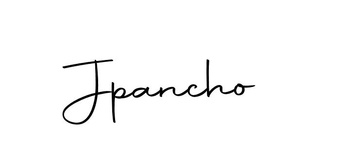 Use a signature maker to create a handwritten signature online. With this signature software, you can design (Autography-DOLnW) your own signature for name Jpancho. Jpancho signature style 10 images and pictures png