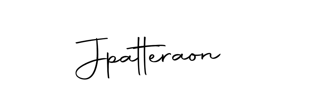 Use a signature maker to create a handwritten signature online. With this signature software, you can design (Autography-DOLnW) your own signature for name Jpatteraon. Jpatteraon signature style 10 images and pictures png