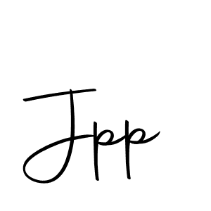 Design your own signature with our free online signature maker. With this signature software, you can create a handwritten (Autography-DOLnW) signature for name Jpp. Jpp signature style 10 images and pictures png