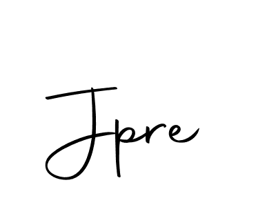 How to make Jpre signature? Autography-DOLnW is a professional autograph style. Create handwritten signature for Jpre name. Jpre signature style 10 images and pictures png