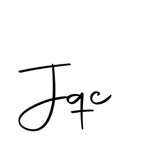 Similarly Autography-DOLnW is the best handwritten signature design. Signature creator online .You can use it as an online autograph creator for name Jqc. Jqc signature style 10 images and pictures png