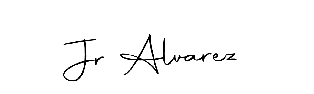 Jr Alvarez stylish signature style. Best Handwritten Sign (Autography-DOLnW) for my name. Handwritten Signature Collection Ideas for my name Jr Alvarez. Jr Alvarez signature style 10 images and pictures png