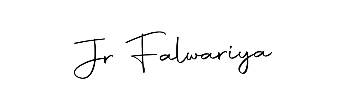 Design your own signature with our free online signature maker. With this signature software, you can create a handwritten (Autography-DOLnW) signature for name Jr Falwariya. Jr Falwariya signature style 10 images and pictures png