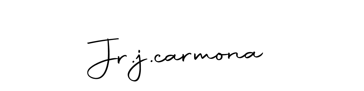 Make a beautiful signature design for name Jr.j.carmona. With this signature (Autography-DOLnW) style, you can create a handwritten signature for free. Jr.j.carmona signature style 10 images and pictures png