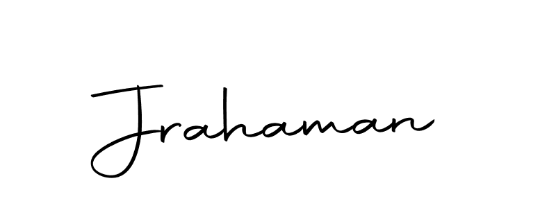 Use a signature maker to create a handwritten signature online. With this signature software, you can design (Autography-DOLnW) your own signature for name Jrahaman. Jrahaman signature style 10 images and pictures png