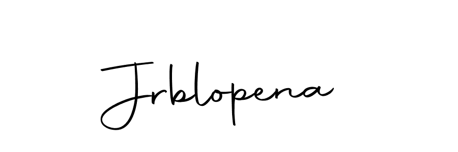 Create a beautiful signature design for name Jrblopena. With this signature (Autography-DOLnW) fonts, you can make a handwritten signature for free. Jrblopena signature style 10 images and pictures png