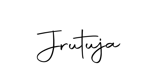 Design your own signature with our free online signature maker. With this signature software, you can create a handwritten (Autography-DOLnW) signature for name Jrutuja. Jrutuja signature style 10 images and pictures png