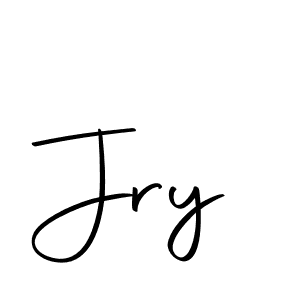 Jry stylish signature style. Best Handwritten Sign (Autography-DOLnW) for my name. Handwritten Signature Collection Ideas for my name Jry. Jry signature style 10 images and pictures png