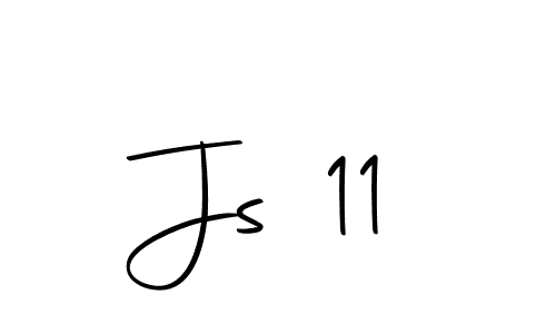 Design your own signature with our free online signature maker. With this signature software, you can create a handwritten (Autography-DOLnW) signature for name Js 11. Js 11 signature style 10 images and pictures png