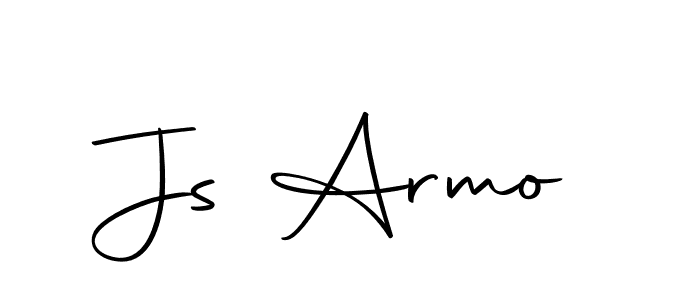 Create a beautiful signature design for name Js Armo. With this signature (Autography-DOLnW) fonts, you can make a handwritten signature for free. Js Armo signature style 10 images and pictures png