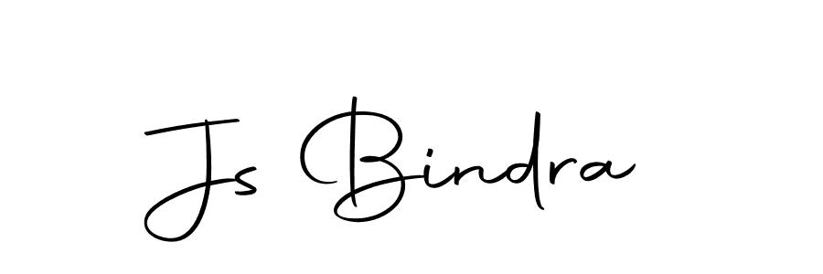 Create a beautiful signature design for name Js Bindra. With this signature (Autography-DOLnW) fonts, you can make a handwritten signature for free. Js Bindra signature style 10 images and pictures png