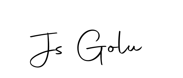 How to make Js Golu name signature. Use Autography-DOLnW style for creating short signs online. This is the latest handwritten sign. Js Golu signature style 10 images and pictures png