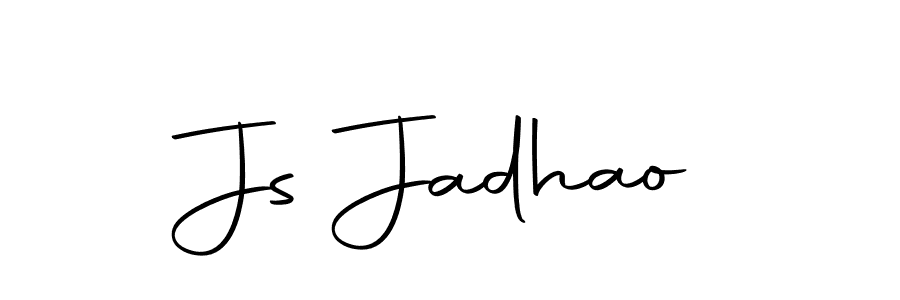 Create a beautiful signature design for name Js Jadhao. With this signature (Autography-DOLnW) fonts, you can make a handwritten signature for free. Js Jadhao signature style 10 images and pictures png