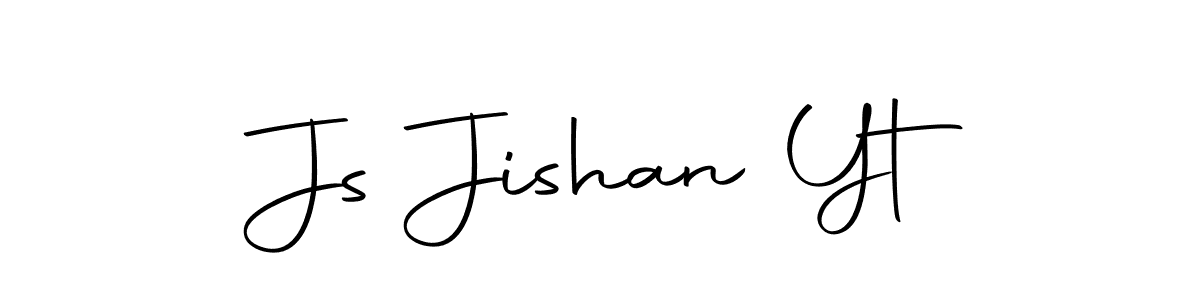 This is the best signature style for the Js Jishan Yt name. Also you like these signature font (Autography-DOLnW). Mix name signature. Js Jishan Yt signature style 10 images and pictures png