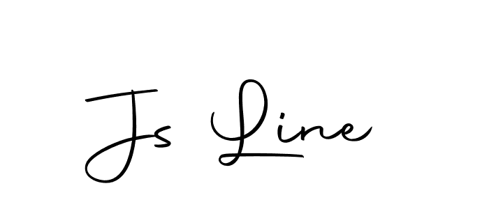 Create a beautiful signature design for name Js Line. With this signature (Autography-DOLnW) fonts, you can make a handwritten signature for free. Js Line signature style 10 images and pictures png