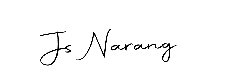 The best way (Autography-DOLnW) to make a short signature is to pick only two or three words in your name. The name Js Narang include a total of six letters. For converting this name. Js Narang signature style 10 images and pictures png