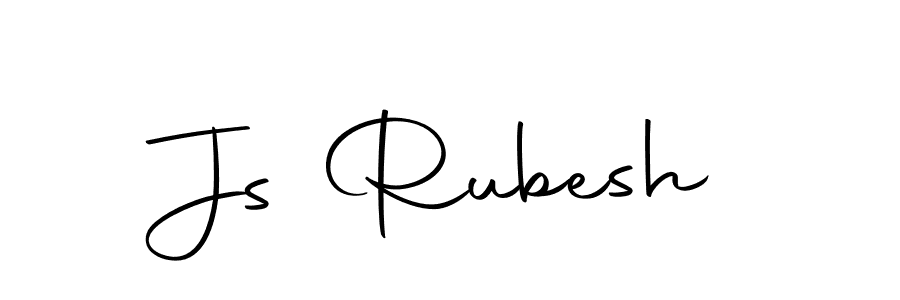 Create a beautiful signature design for name Js Rubesh. With this signature (Autography-DOLnW) fonts, you can make a handwritten signature for free. Js Rubesh signature style 10 images and pictures png