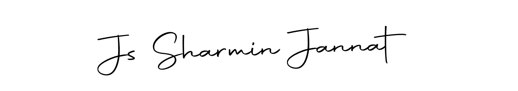 if you are searching for the best signature style for your name Js Sharmin Jannat. so please give up your signature search. here we have designed multiple signature styles  using Autography-DOLnW. Js Sharmin Jannat signature style 10 images and pictures png