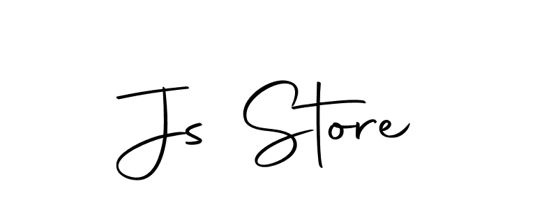 How to make Js Store name signature. Use Autography-DOLnW style for creating short signs online. This is the latest handwritten sign. Js Store signature style 10 images and pictures png