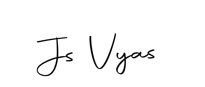 Make a beautiful signature design for name Js Vyas. With this signature (Autography-DOLnW) style, you can create a handwritten signature for free. Js Vyas signature style 10 images and pictures png