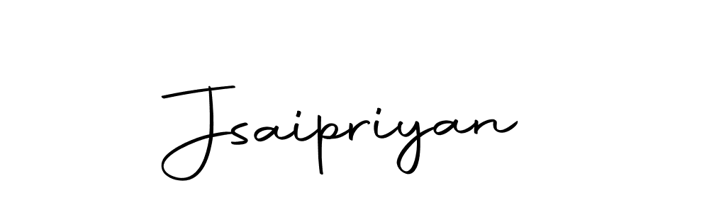 Use a signature maker to create a handwritten signature online. With this signature software, you can design (Autography-DOLnW) your own signature for name Jsaipriyan. Jsaipriyan signature style 10 images and pictures png