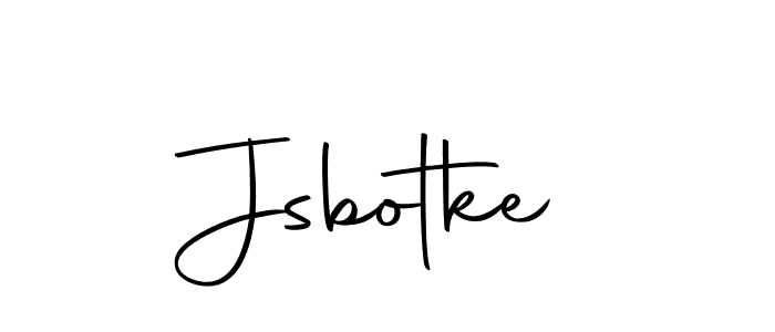 Create a beautiful signature design for name Jsbotke. With this signature (Autography-DOLnW) fonts, you can make a handwritten signature for free. Jsbotke signature style 10 images and pictures png