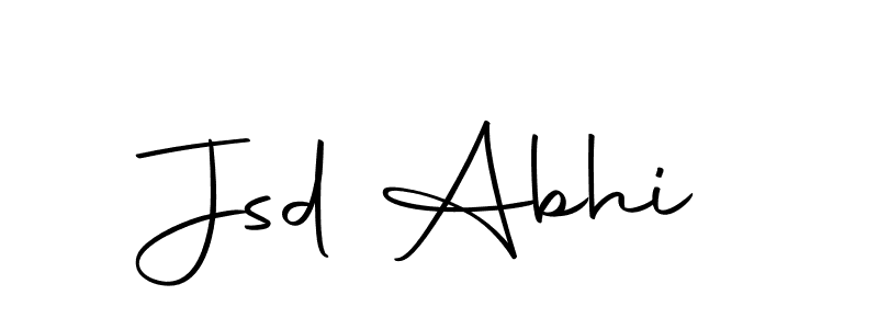 How to Draw Jsd Abhi signature style? Autography-DOLnW is a latest design signature styles for name Jsd Abhi. Jsd Abhi signature style 10 images and pictures png