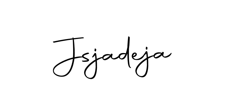 Use a signature maker to create a handwritten signature online. With this signature software, you can design (Autography-DOLnW) your own signature for name Jsjadeja. Jsjadeja signature style 10 images and pictures png