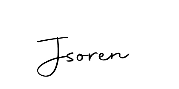 Design your own signature with our free online signature maker. With this signature software, you can create a handwritten (Autography-DOLnW) signature for name Jsoren. Jsoren signature style 10 images and pictures png
