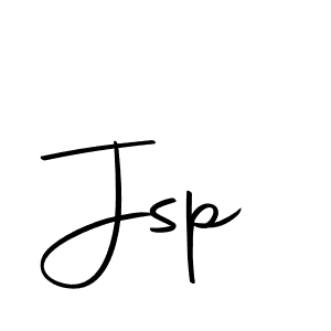 Create a beautiful signature design for name Jsp. With this signature (Autography-DOLnW) fonts, you can make a handwritten signature for free. Jsp signature style 10 images and pictures png