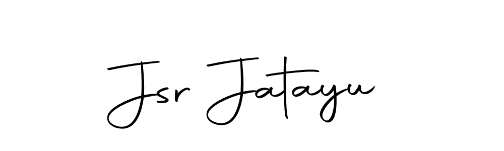 Create a beautiful signature design for name Jsr Jatayu. With this signature (Autography-DOLnW) fonts, you can make a handwritten signature for free. Jsr Jatayu signature style 10 images and pictures png