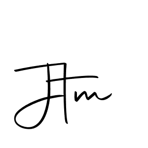 Design your own signature with our free online signature maker. With this signature software, you can create a handwritten (Autography-DOLnW) signature for name Jtm. Jtm signature style 10 images and pictures png