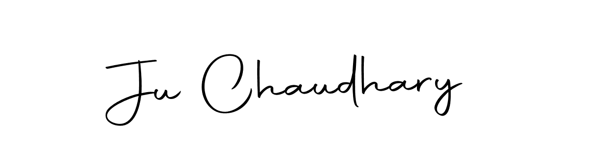 Make a beautiful signature design for name Ju Chaudhary. Use this online signature maker to create a handwritten signature for free. Ju Chaudhary signature style 10 images and pictures png