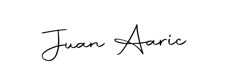 Design your own signature with our free online signature maker. With this signature software, you can create a handwritten (Autography-DOLnW) signature for name Juan Aaric. Juan Aaric signature style 10 images and pictures png