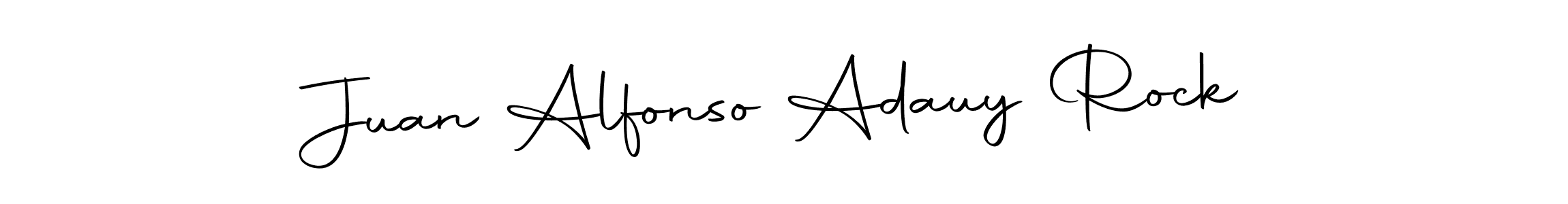 Autography-DOLnW is a professional signature style that is perfect for those who want to add a touch of class to their signature. It is also a great choice for those who want to make their signature more unique. Get Juan Alfonso Adauy Rock name to fancy signature for free. Juan Alfonso Adauy Rock signature style 10 images and pictures png