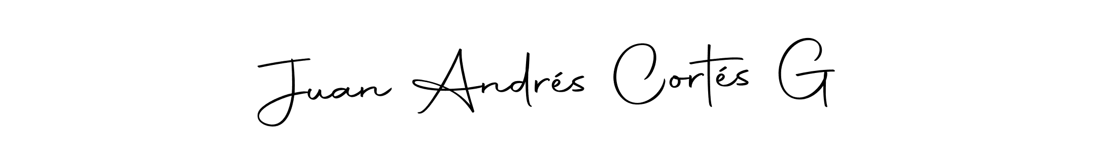 Also we have Juan Andrés Cortés G name is the best signature style. Create professional handwritten signature collection using Autography-DOLnW autograph style. Juan Andrés Cortés G signature style 10 images and pictures png