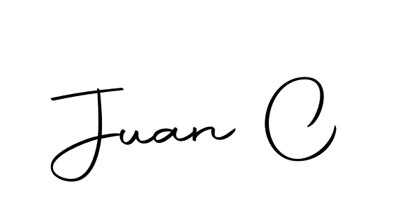 Create a beautiful signature design for name Juan C. With this signature (Autography-DOLnW) fonts, you can make a handwritten signature for free. Juan C signature style 10 images and pictures png