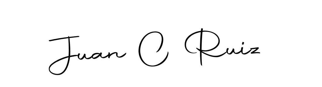 Design your own signature with our free online signature maker. With this signature software, you can create a handwritten (Autography-DOLnW) signature for name Juan C Ruiz. Juan C Ruiz signature style 10 images and pictures png