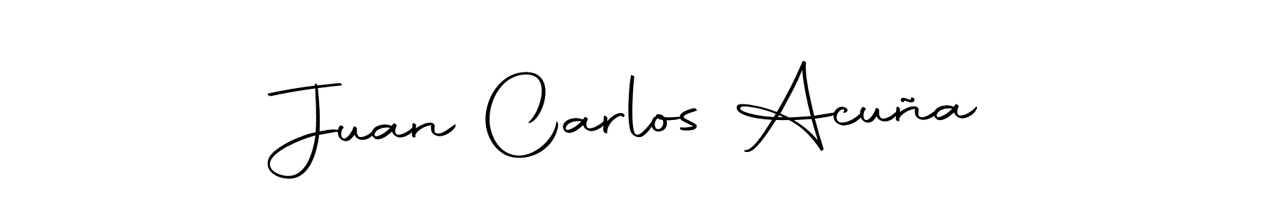 The best way (Autography-DOLnW) to make a short signature is to pick only two or three words in your name. The name Juan Carlos Acuña include a total of six letters. For converting this name. Juan Carlos Acuña signature style 10 images and pictures png