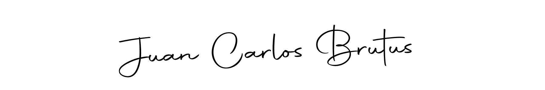You should practise on your own different ways (Autography-DOLnW) to write your name (Juan Carlos Brutus) in signature. don't let someone else do it for you. Juan Carlos Brutus signature style 10 images and pictures png