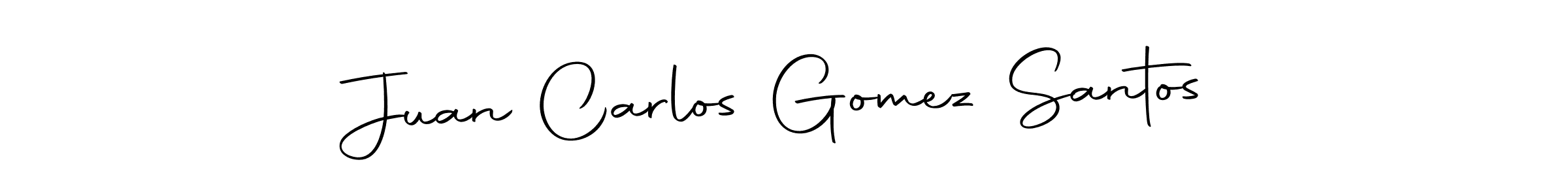 Make a beautiful signature design for name Juan Carlos Gomez Santos. With this signature (Autography-DOLnW) style, you can create a handwritten signature for free. Juan Carlos Gomez Santos signature style 10 images and pictures png