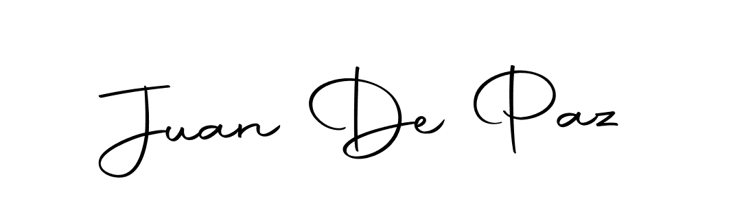 Use a signature maker to create a handwritten signature online. With this signature software, you can design (Autography-DOLnW) your own signature for name Juan De Paz. Juan De Paz signature style 10 images and pictures png
