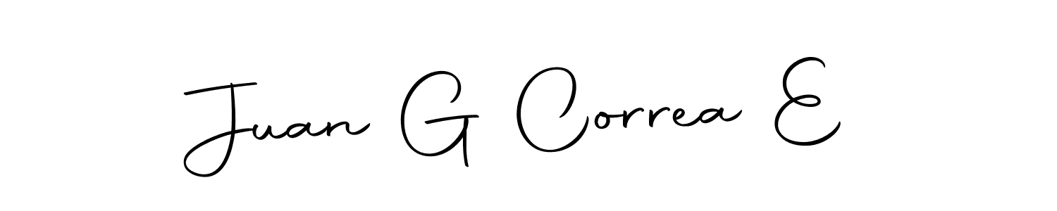 Make a beautiful signature design for name Juan G Correa E. Use this online signature maker to create a handwritten signature for free. Juan G Correa E signature style 10 images and pictures png