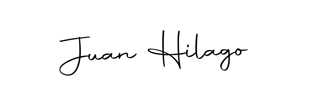 How to make Juan Hilago name signature. Use Autography-DOLnW style for creating short signs online. This is the latest handwritten sign. Juan Hilago signature style 10 images and pictures png