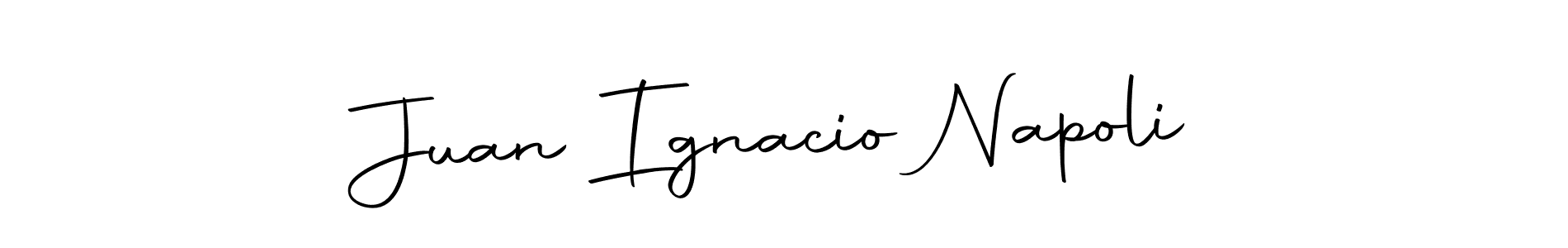 Make a beautiful signature design for name Juan Ignacio Napoli. With this signature (Autography-DOLnW) style, you can create a handwritten signature for free. Juan Ignacio Napoli signature style 10 images and pictures png