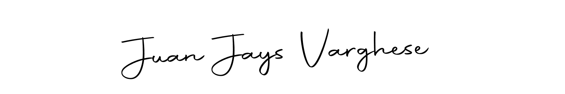 Design your own signature with our free online signature maker. With this signature software, you can create a handwritten (Autography-DOLnW) signature for name Juan Jays Varghese. Juan Jays Varghese signature style 10 images and pictures png
